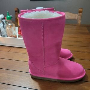 Girls Koolaburra By Ugg Hot Pink Tall Boots Size
